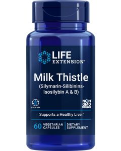 Life Extension Milk Thistle (Silymarin-Silibinins-Isosilybin A &/ B) 60 capsules
