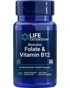 Life Extension Bioactive Folate & Vitamin B12 90 capsules