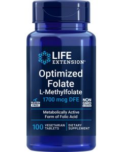 Life Extension Optimized Folate 100 capsules