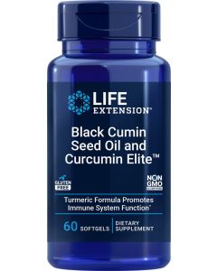 Life Extension Black Cumin Seed Oil and Curcumin Elite™