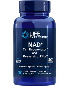 Life Extension NAD+ 300 met Resveratrol 30 capsules