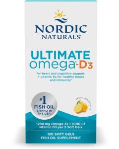 Nordic Naturals Ultimate Omega-D3 120 softgels