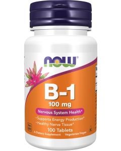 NOW Foods Vitamine B1 100 mg Thiamine 100 tabletten