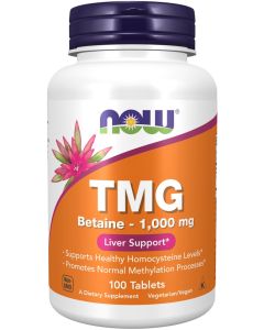 NOW Foods TMG Betaine 1000 mg 100 tabletten