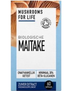 Mushrooms4Life Maitake Caps 60 capsules biologisch