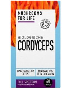 Mushrooms4Life Cordyceps Caps 60 capsules biologisch