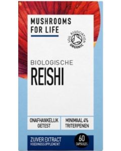 Mushrooms4Life Reishi Caps 60 capsules biologisch