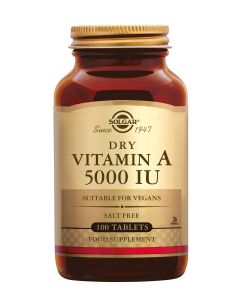 Solgar Vitamin A 5000 IU (1502 mcg) 100 tabletten