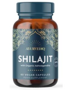 Ayurvediq Wellness Shilajit Extract & Ashwagandha 60 capsules