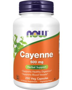 NOW Foods Cayenne 500 mg 250 capsules