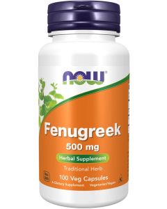 NOW Foods Fenugreek 500 mg 100 capsules
