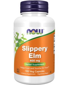 NOW Foods Slippery Elm (Ulmus rubra) 400 mg 100 capsules