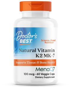 Doctor's Best Natural Vitamin K2 100 mcg 60 capsules