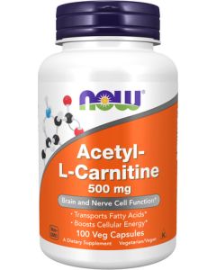 NOW Foods Acetyl-L Carnitine 500 mg