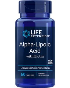 Life Extension Alfa Liponzuur met biotine 60 capsules