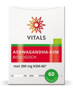 Vitals Ashwagandha KSM-66® 60 capsules biologisch