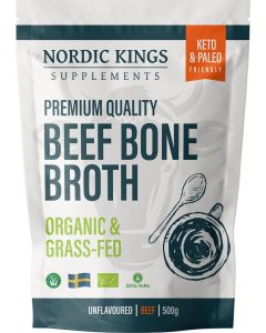 Nordic Kings Supplements Beef Bone Broth 500 gram biologisch