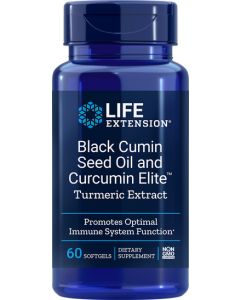 Life Extension Black Cumin Seed Oil and Curcumin Elite™