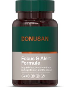 Bonusan Focus & Alert Formule 40 capsules