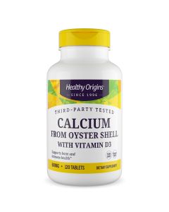 Healthy Origins Calcium with Vitamin D3 120 tabletten