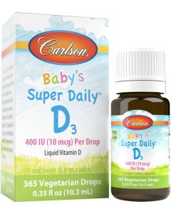 Carlson Labs Super Daily D3 for Baby (400 IU) 10,3 ml