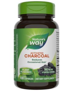 Nature's Way Activated Charcoal (Green) 100 capsules
