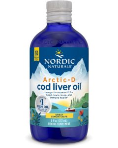 Nordic Naturals Arctic-D Cod Liver Oil Lemon 237 ml