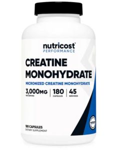 Nutricost Creatine Monohydrate Capsules 180 capsules