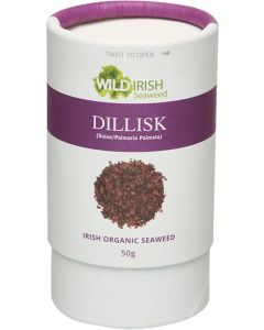 Wild Irish Seaweeds Organic Irish Dulse Dillisk Vlokken 50 gram biologisch