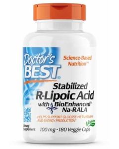 Doctor's Best Stabilized R-Alpha Lipoic Acid 100 mg