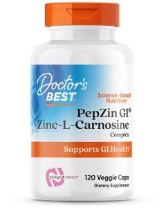 Doctor's Best PepZin GI&reg; Zinc L-Carnosine 120 capsules