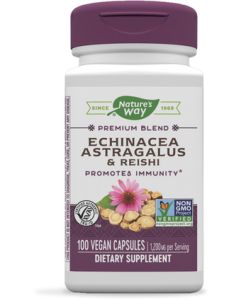 Nature's Way Echinacea Astragalus & Reishi 100 capsules