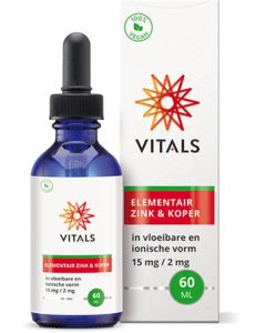 Vitals Elementair Zink & Koper 60 milliliter