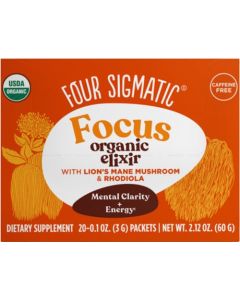 Four Sigmatic Focus Organic Elixer lion's mane & Rhodiola