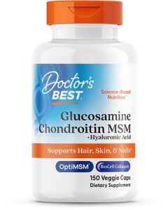 Doctor's Best Glucosamin Chondroitin MSM + Hyaluronzuur 150 capsules