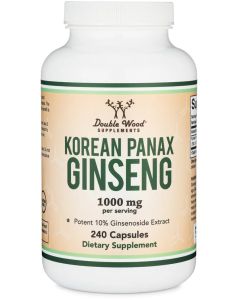 Double Wood Supplements Korean Panax Ginseng 240 capsules