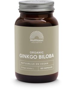 Mattisson Organic Gingko Biloba 120 capsules biologisch