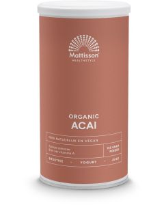 Mattisson Absolute Acai Poeder Bio 125 gram biologisch