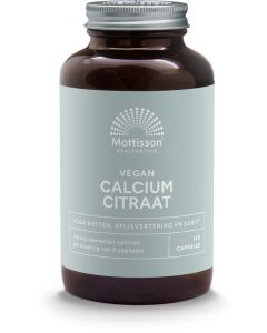Mattisson Calcium Citraat 168 mg 120 capsules