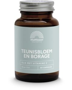 Mattisson Teunisbloem en Borage met 75 mg GLA 60 capsules