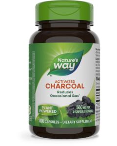 Nature's Way Activated Charcoal (Green) 100 capsules