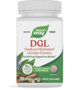 Nature's Way DGL Chewables Licorice Fruit 100 kauwtabletten