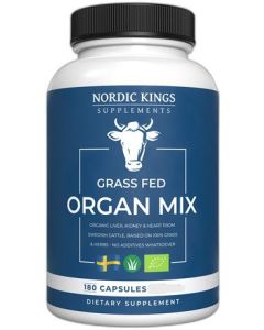 Nordic Kings Supplements Organic Orgaan Mix 180 capsules biologisch