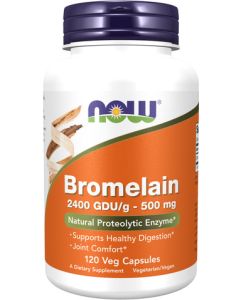 NOW Foods Bromelain 2400 GDU/g - 500 mg 120 capsules