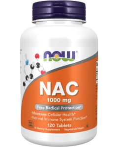 NOW Foods NAC 1000 mg 120 tabletten