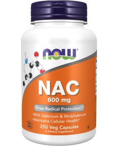 NOW Foods NAC (N-Acetyl Cysteine) 600 mg with Selenium