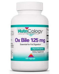 Nutricology Ox Bile (Ossengal) 125 mg 180 capsules