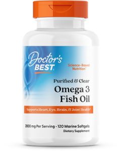 Doctor's Best Omega 3 Fish Oil 1000 mg 120 capsules