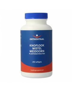 Orthovitaal Knoflook Mistel Meidoorn Extract 250 softgels