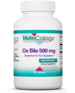 Nutricology Ox Bile (Ossengal) 500 mg 100 capsules